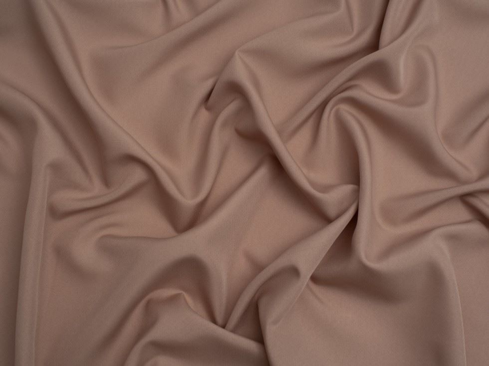 Minerva Core Range Soft Touch Crepe Fabric Beige