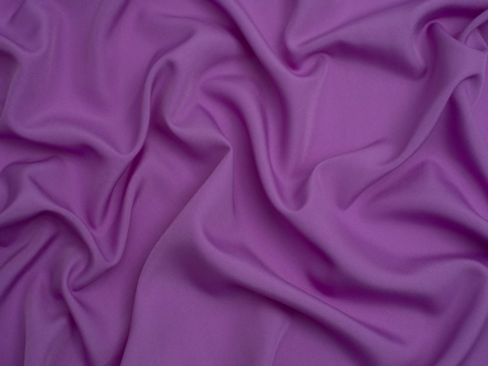 Minerva Core Range Soft Touch Crepe Fabric Lavender