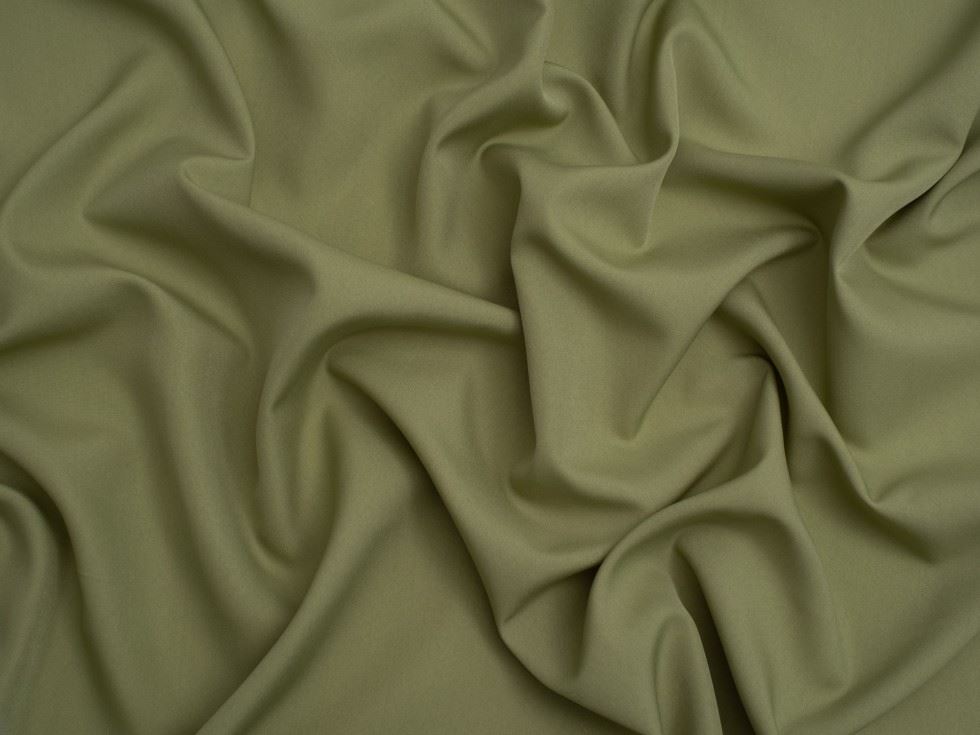 Minerva Core Range Soft Touch Crepe Fabric Light Leaf Green
