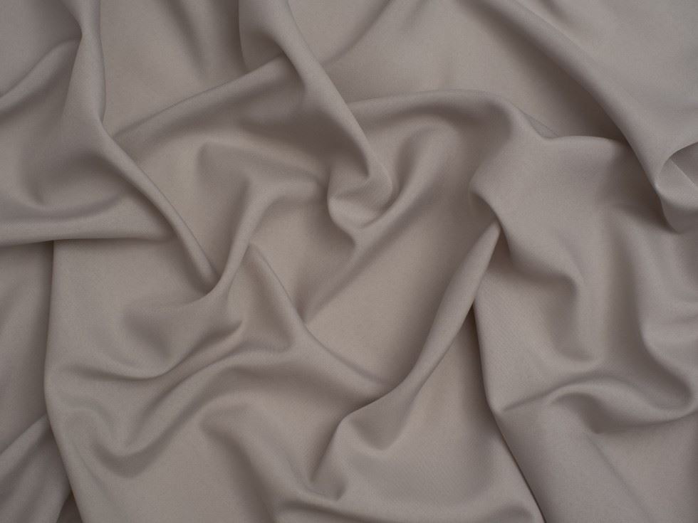 Minerva Core Range Soft Touch Crepe Fabric Silver