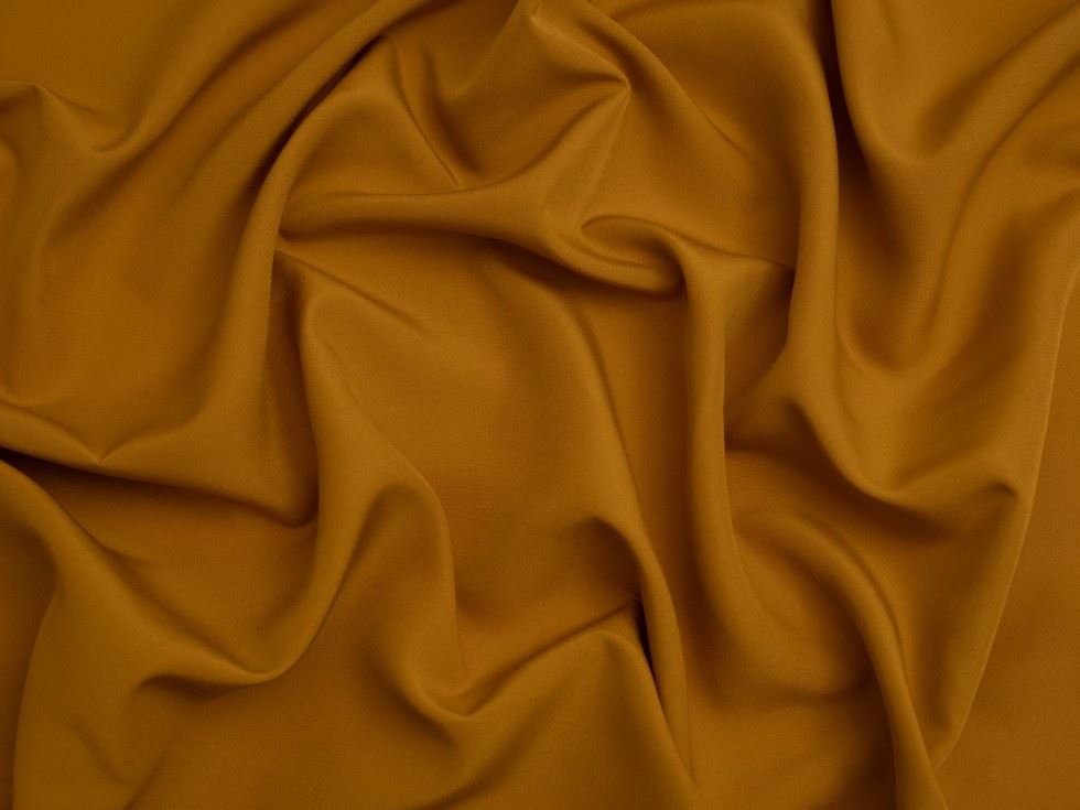 Minerva Core Range Soft Touch Crepe Fabric Syrup