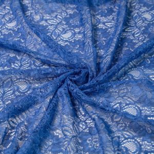 Minerva Core Range Tocca Corded Lace Fabric Riviera Blue