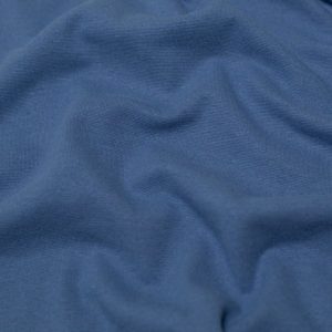 Minerva Core Range Tubular Ribbing Stretch Knit Fabric Indigo Blue
