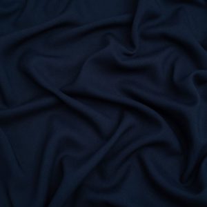 Minerva Core Range Viscose Challis Fabric Ink