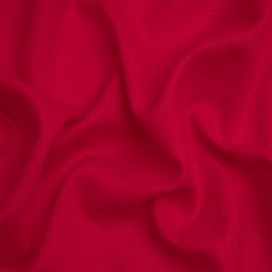 Minerva Core Range Washed Slub 100% Linen Fabric Red