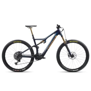 Orbea Rise M-Team 29er Mountain Bike 2022 Coal Blue/Red Gold