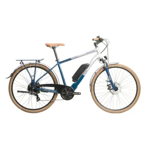 Raleigh Array Cross Bar Electric Bike 2023 Silver