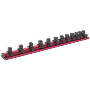 Sealey 3/8" Drive Magnetic Socket Retaining Rail 12 Clips 3/8"