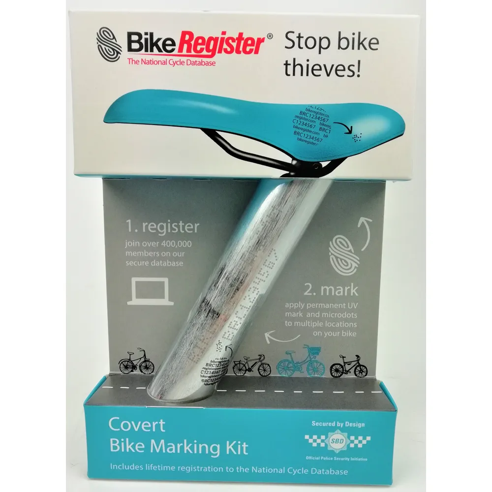 Selectamark BikeRegister UV Covert Marking Kit