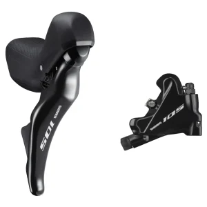 Shimano 105 R7025 Hydraulic Disc STI Flat Mount Calliper Set Black