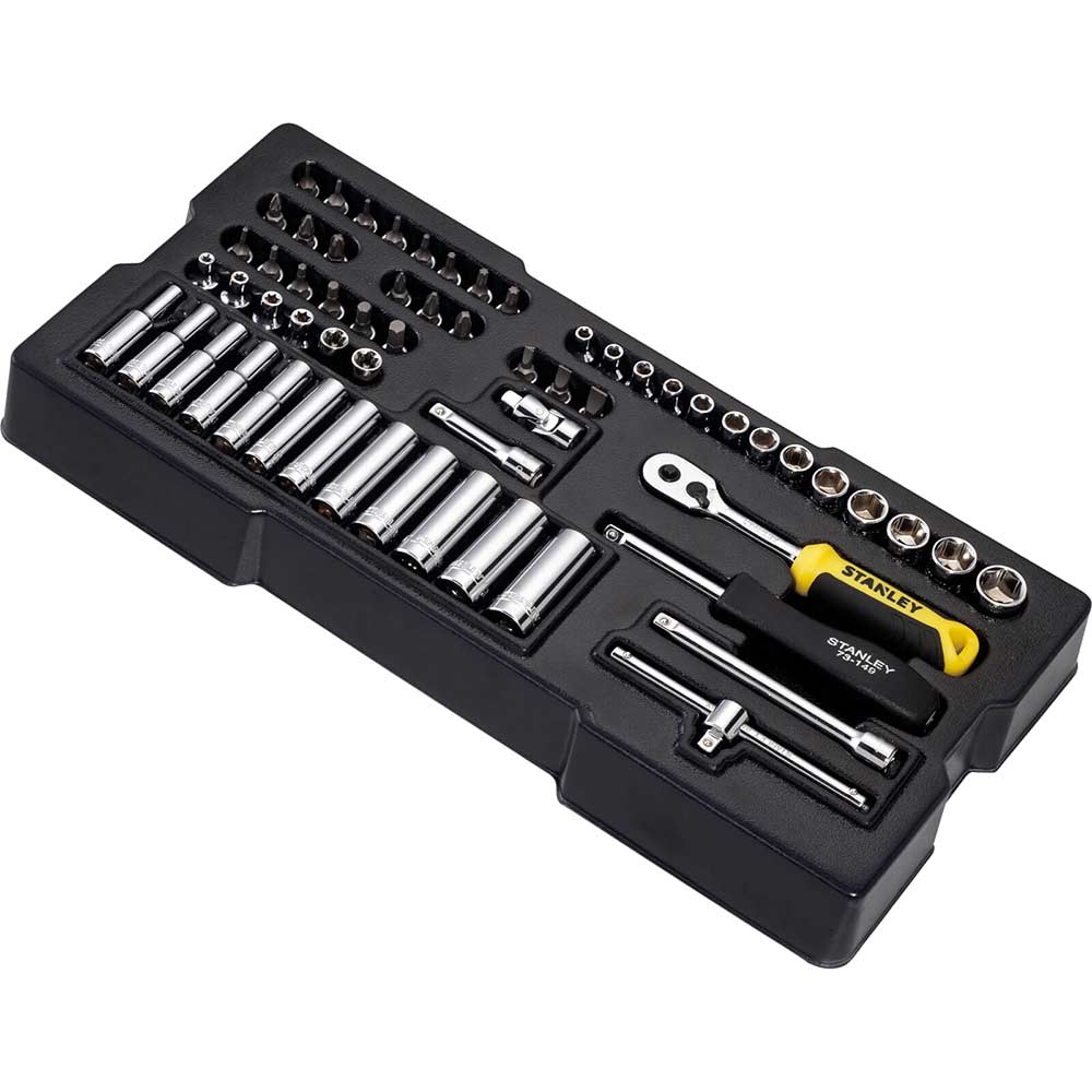 Stanley 60 Piece 1/4" Drive Socket Set Module 1/4"