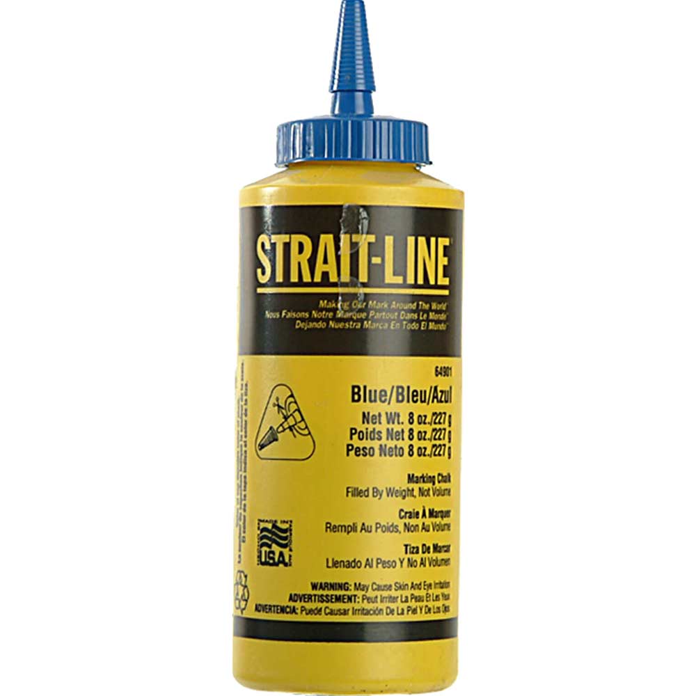 StraitLine Chalk Refill Permanent Blue