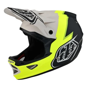 Troy Lee Designs D3 Fiberlite Full Face MTB Helmet Volt/Flo Yellow