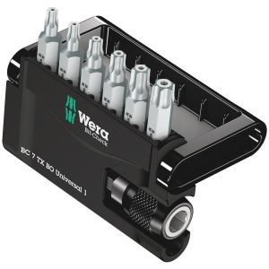 Wera 7 Piece Bit-Check Security Torx Screwdriver Bit Set