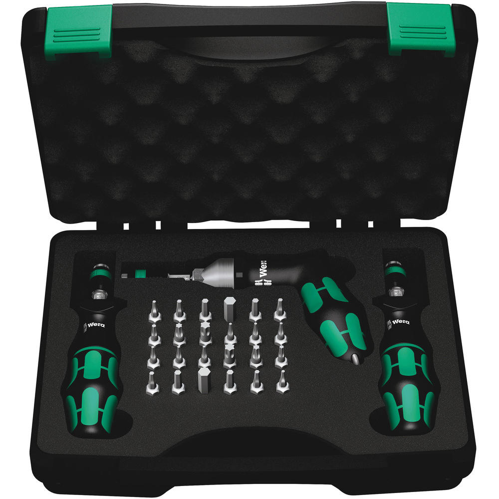 Wera 7440/41/42 Torque Screwdriver and Bit Set 0.3Nm - 6Nm