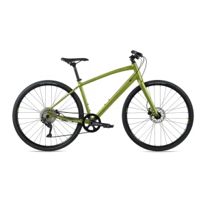Whyte Shoreditch Disc Hybrid/Commute Bike 2023 Matt Olive/Orange