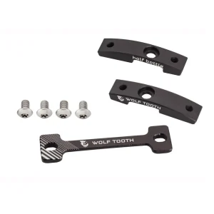 Wolf Tooth B-RAD Half Bottle Adapter with Dogbone Black
