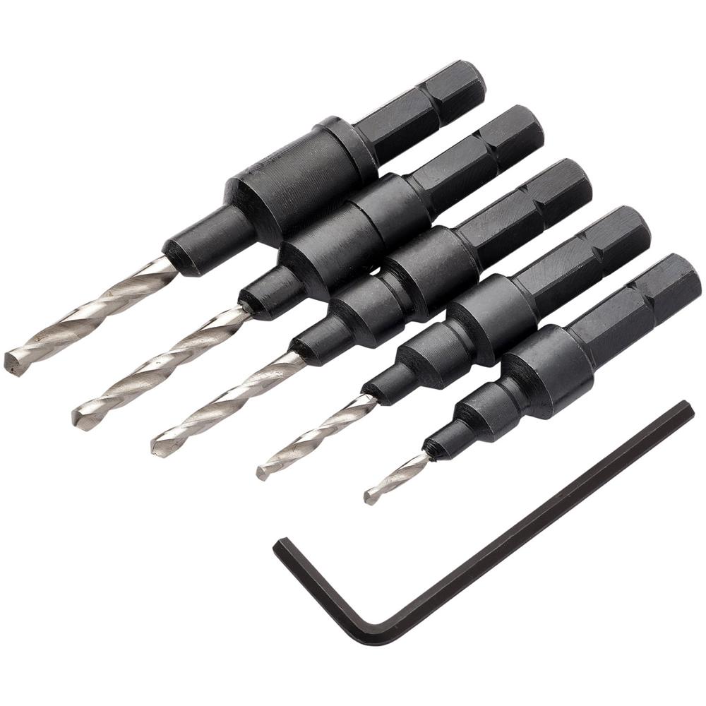 Draper 5 Piece Countersinking Drill Bit Set