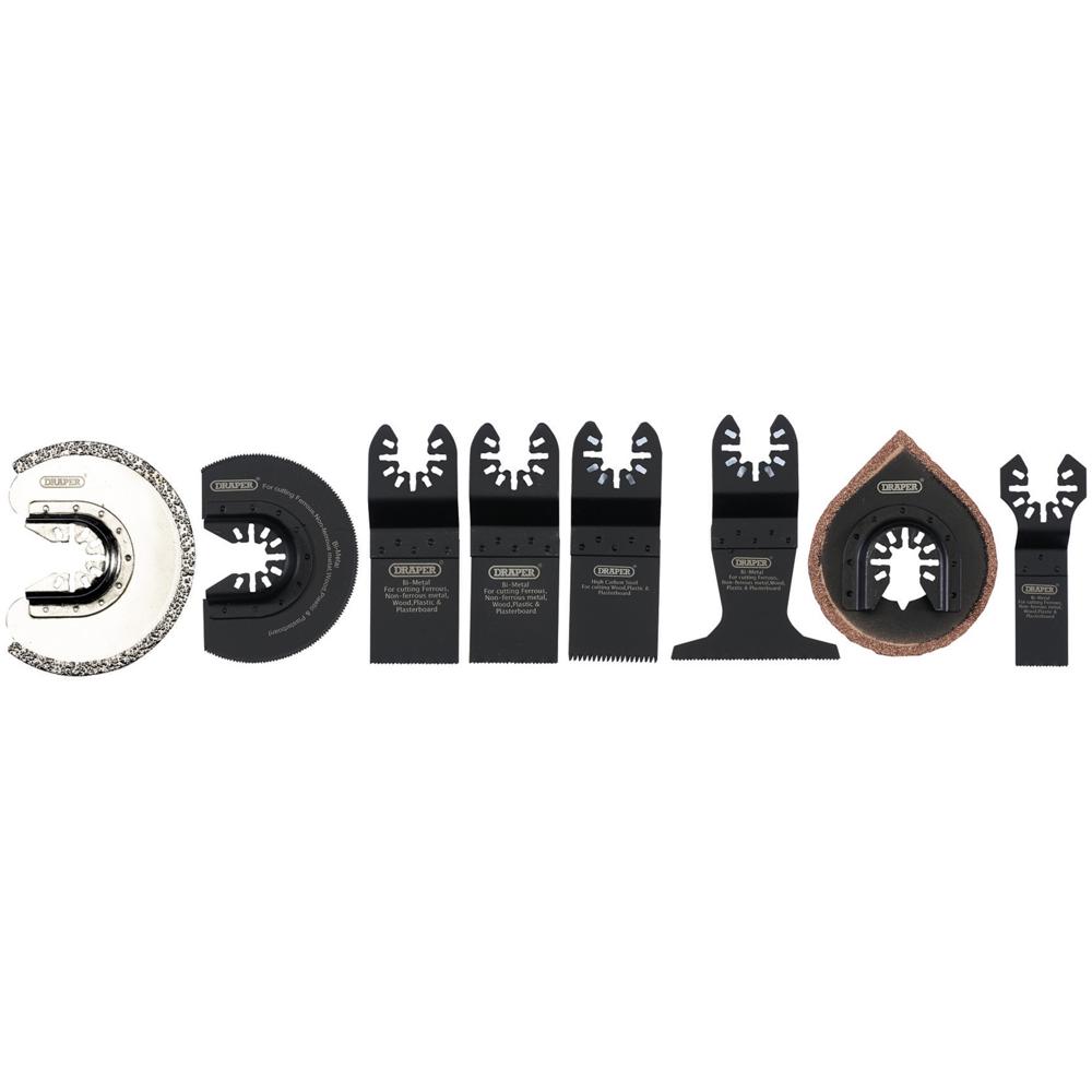 Draper 8 Piece OIS Oscillating Multi Tool Accessory Set
