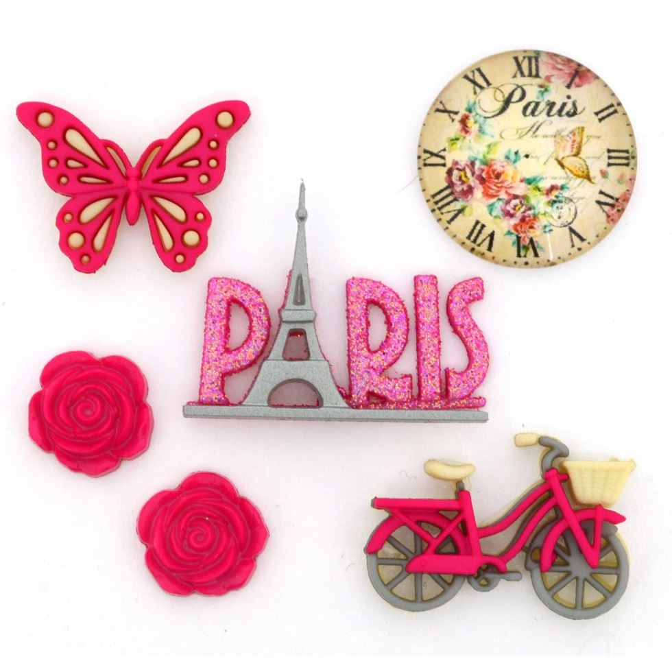 Dress It Up Paris Buttons