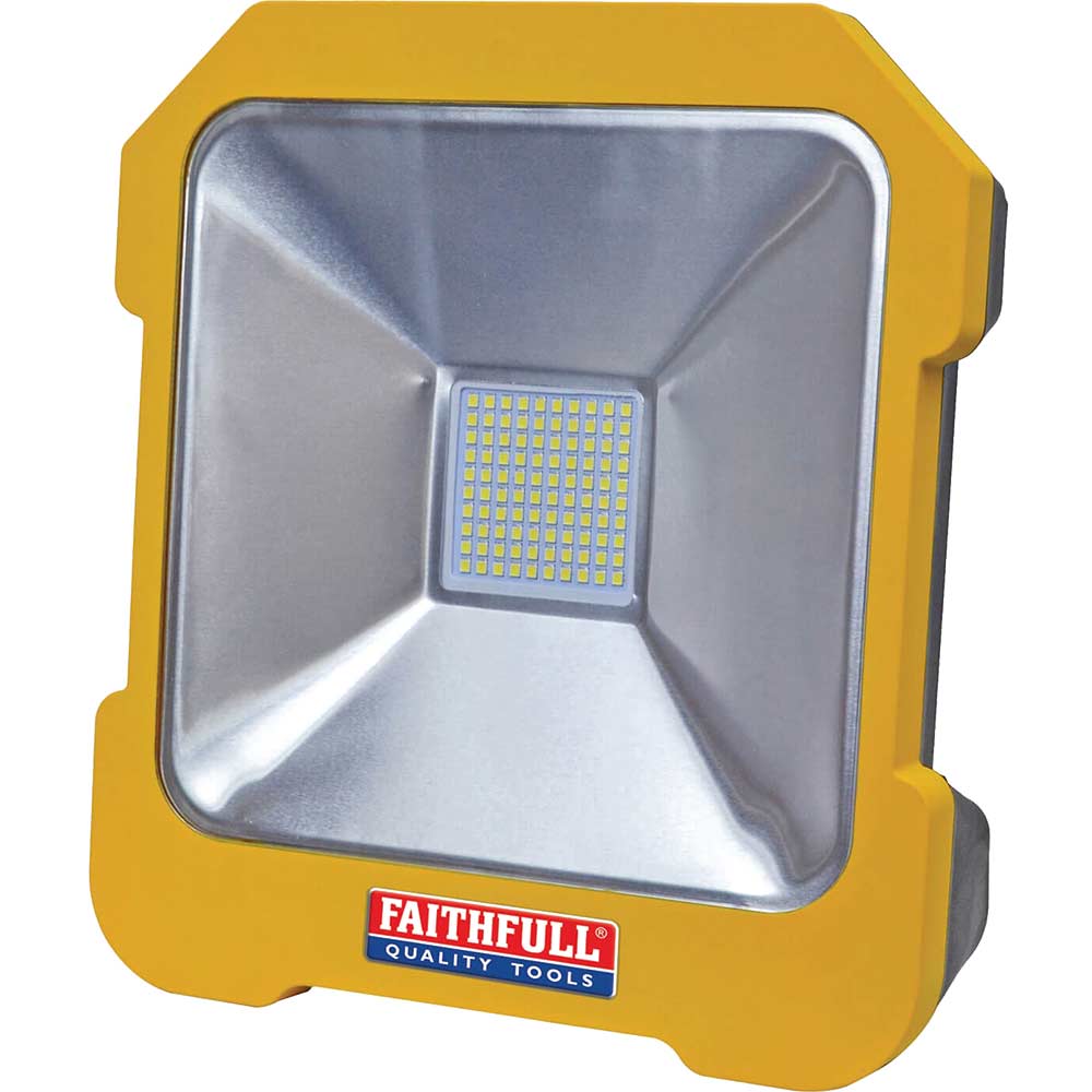Faithfull Power Plus Smd LED Task Light 20 Watt 110v