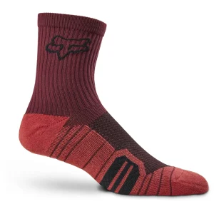 Fox 6in Ranger Cushion MTB Socks Dark Maroon