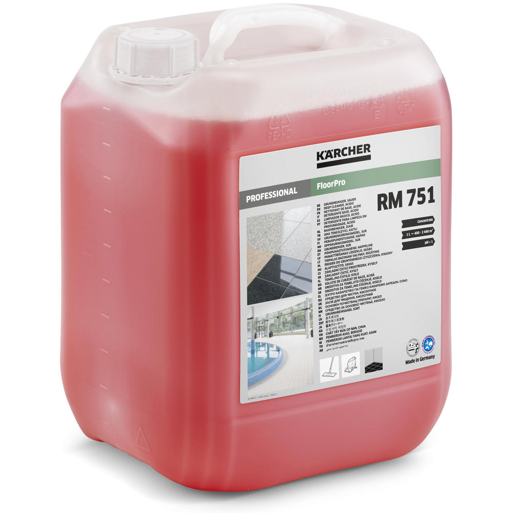 Karcher RM 751 FloorPro Acidic Deep Cleaner Solution 10l