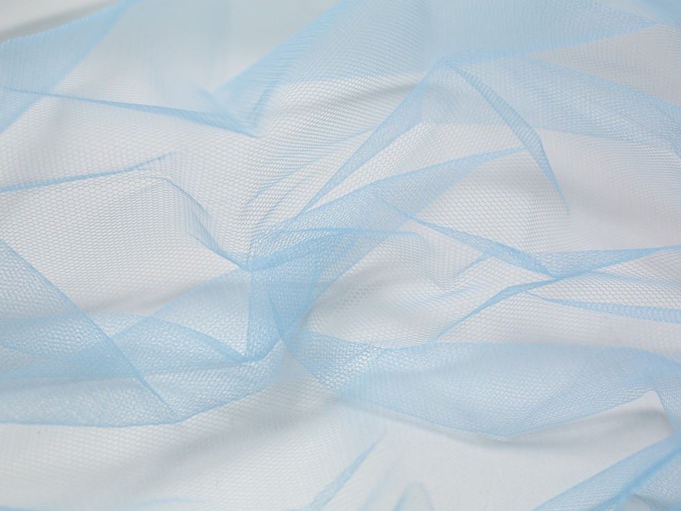 Minerva Core Range Dress Net Fabric Powder Blue