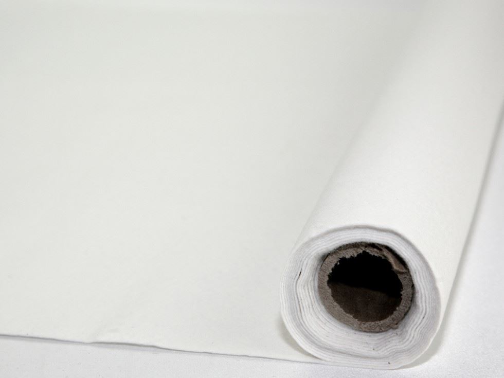 Minerva Core Range Micro Acrylic Felt Fabric Roll White