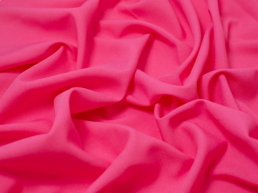 Minerva Core Range Polyester Suiting Fabric Cerise Pink
