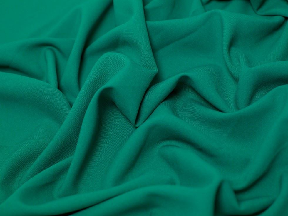Minerva Core Range Polyester Suiting Fabric Jade