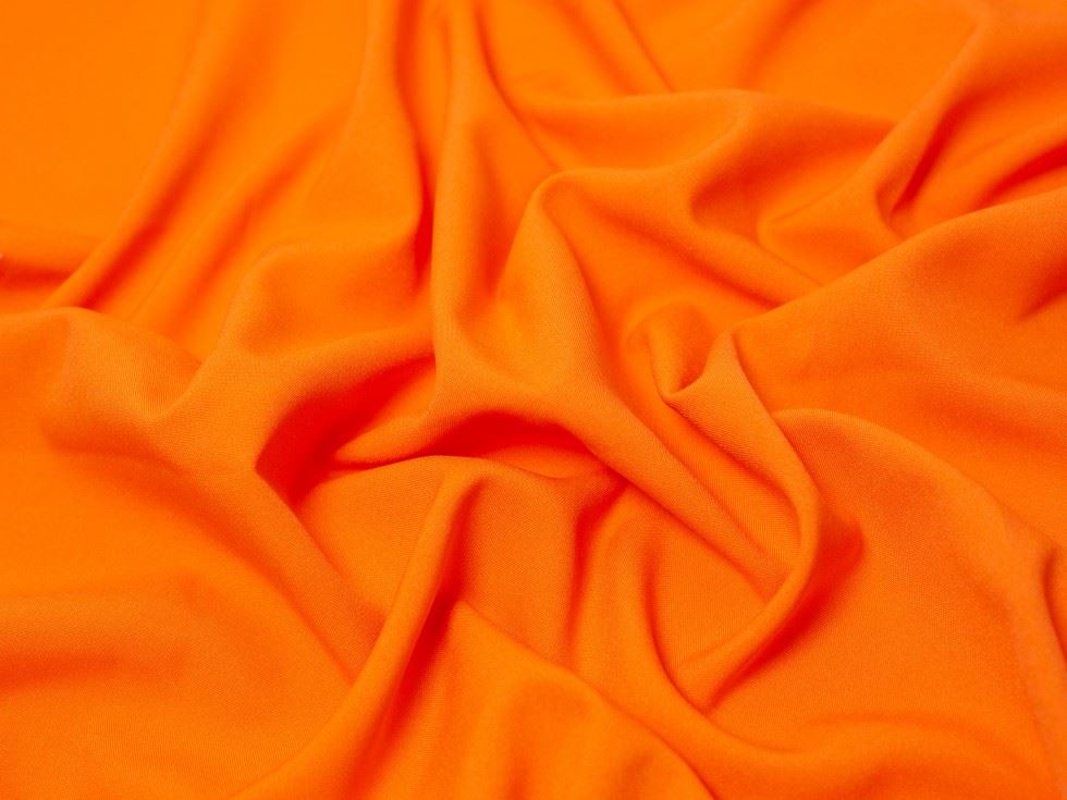 Minerva Core Range Polyester Suiting Fabric Orange