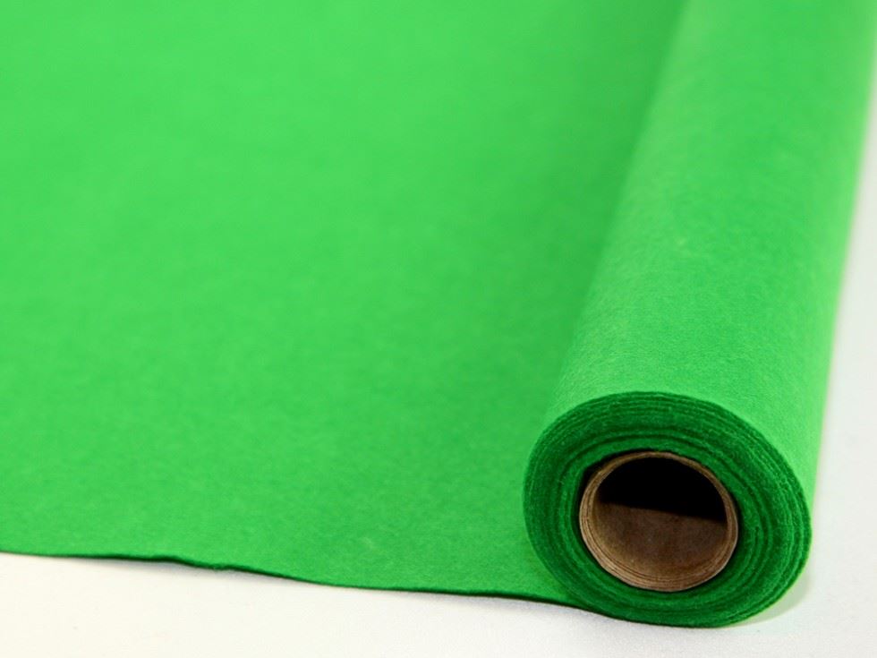 Minerva Core Range Self Adhesive Mini Felt Fabric Roll Meadow Green