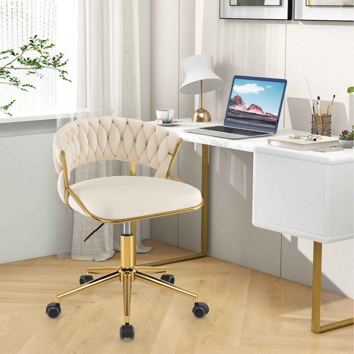 Office Desk Chair - White