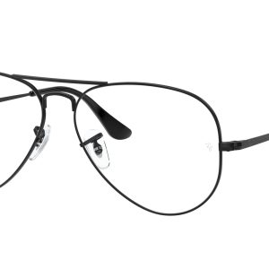 Ray - Ban RX6489 AVIATOR 2503 Unisex Optical frames Metal Black Transparent Pilot Normal