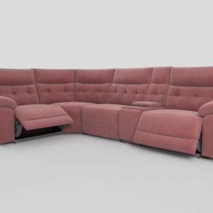 Belford 1 Corner 3 Power Recliner Sofa with Media Unit and Power Head Tilt | poltronesofà at ScS