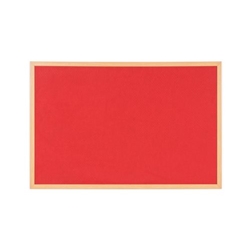 Bi-Office Earth Red Felt Notice Board, E