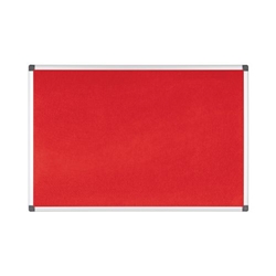 Bi-Office Maya Notice Board, Red Felt, A