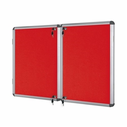 Bi-office Red Felt Window Disp 1800x1200