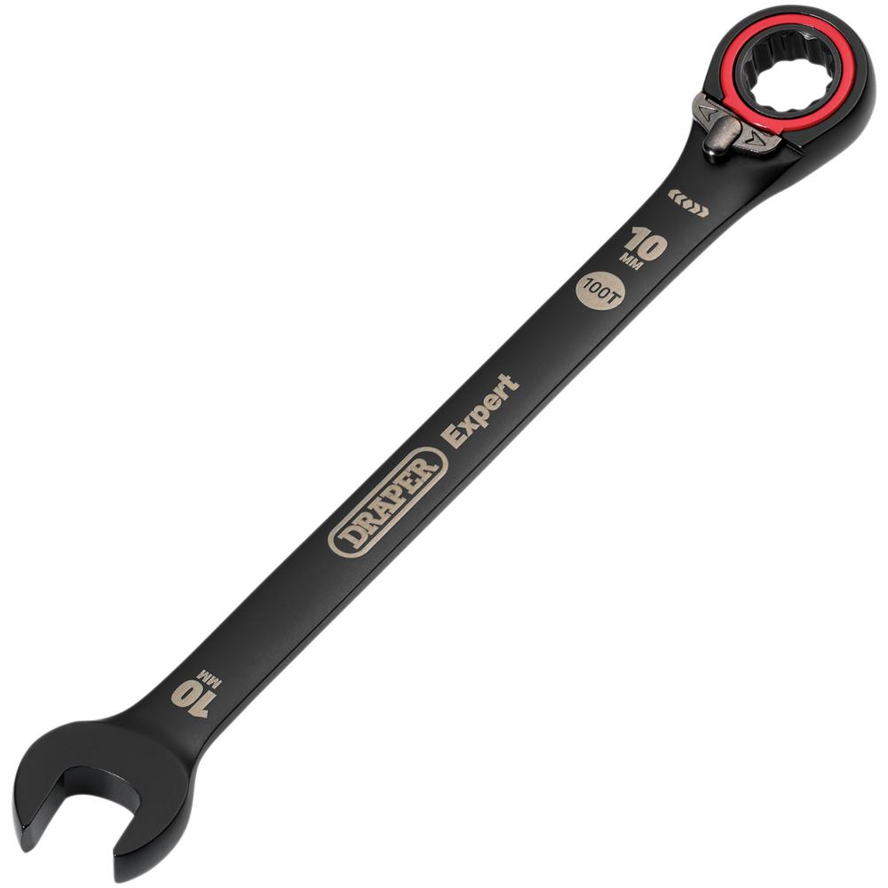 Draper Expert Hi Torq Reversible Ratchet Combination Spanner 10mm