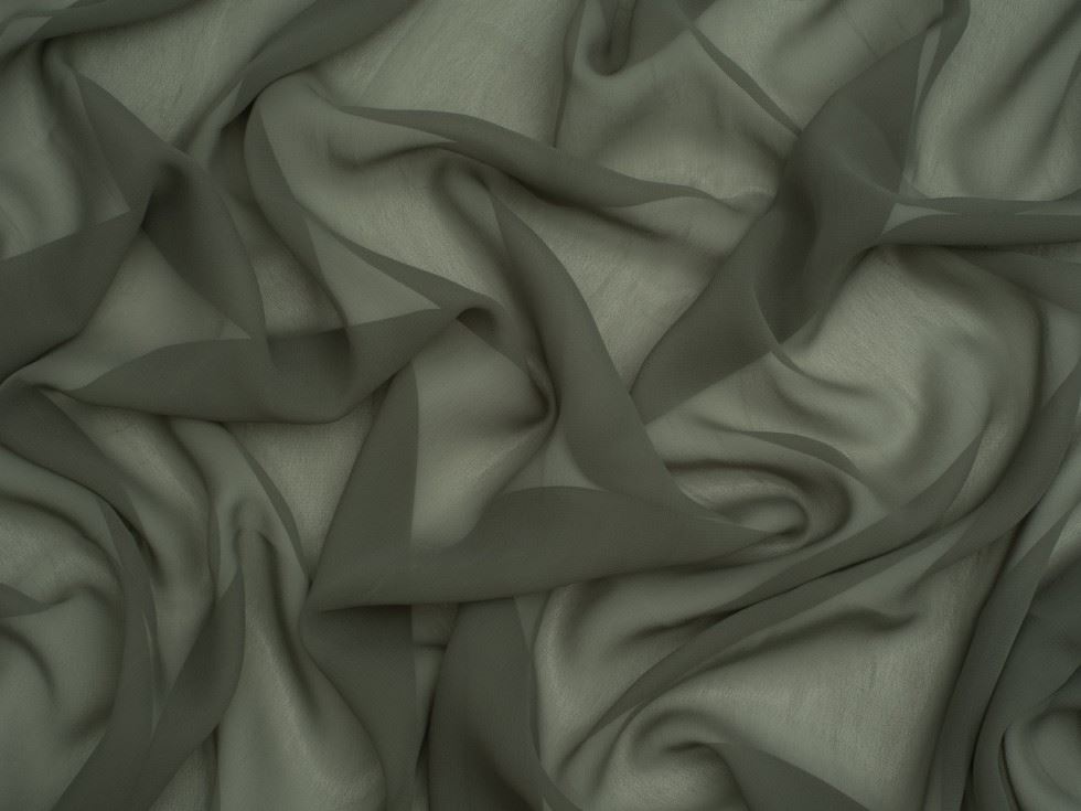 Minerva Core Range Light Sheer Chiffon Fabric Pewter