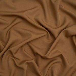 Minerva Core Range Soft Touch Crepe Fabric Chestnut