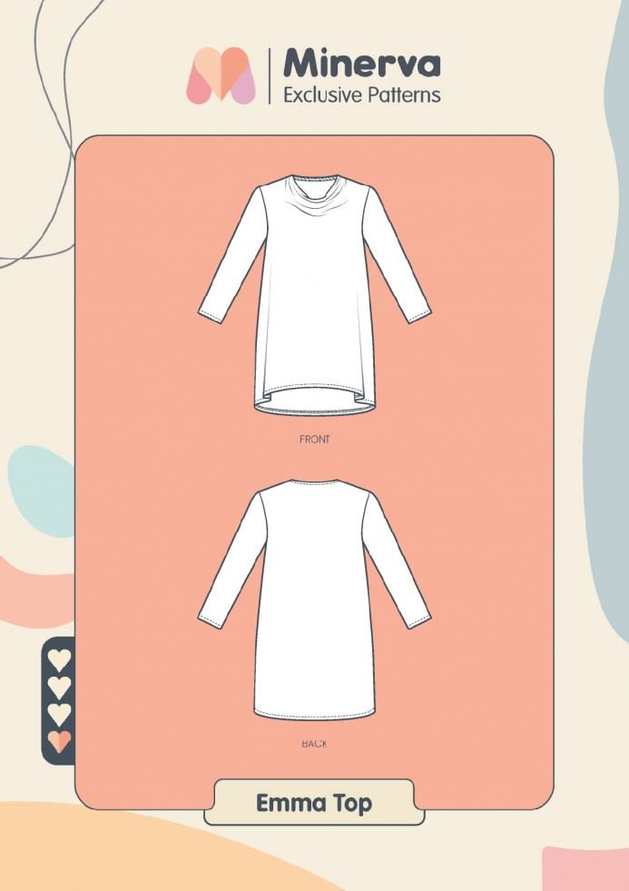 Minerva Exclusive Sewing Pattern Emma Top