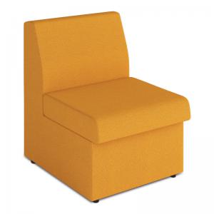 Nautilus Designs Wave Contemporary Modular Fabric Low Back Sofa -