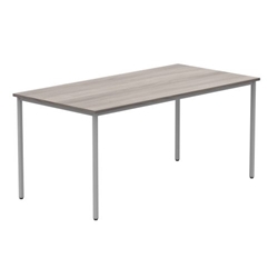 Office Rectangular Multi-Use Table 1600X800 Alaskan Grey Oak/Silver