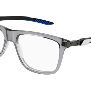 Puma PU0379O 003 Man Optical frames Acetate Grey Transparent Squared