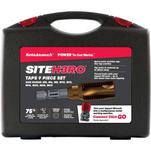 Rotabroach Site H3RO 9 Piece Full Sizes Tap Kit