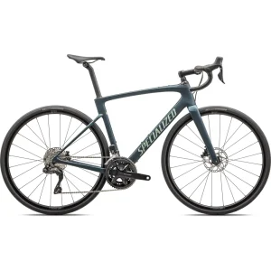Specialized Roubaix SL8 Comp Road Bike 2024 Metallic Deep Lake/White Sage Metallic