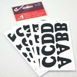 Vinyl Iron On Alphabet Letters Navy Blue