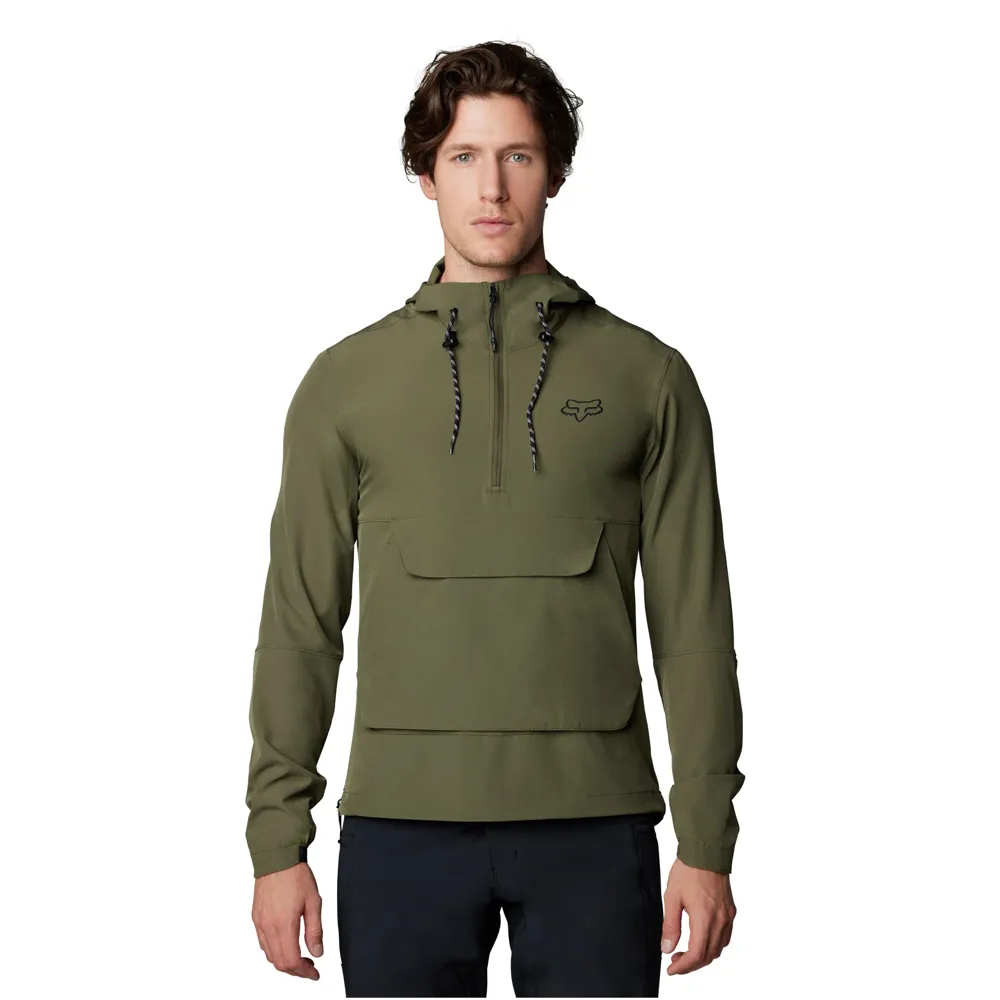 Fox Ranger Wind Pull Over Olive Green